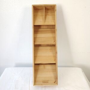 Joseph Joseph DrawerStore™ Bamboo Compact Cutlery Organizer Wood Slim Half Tray